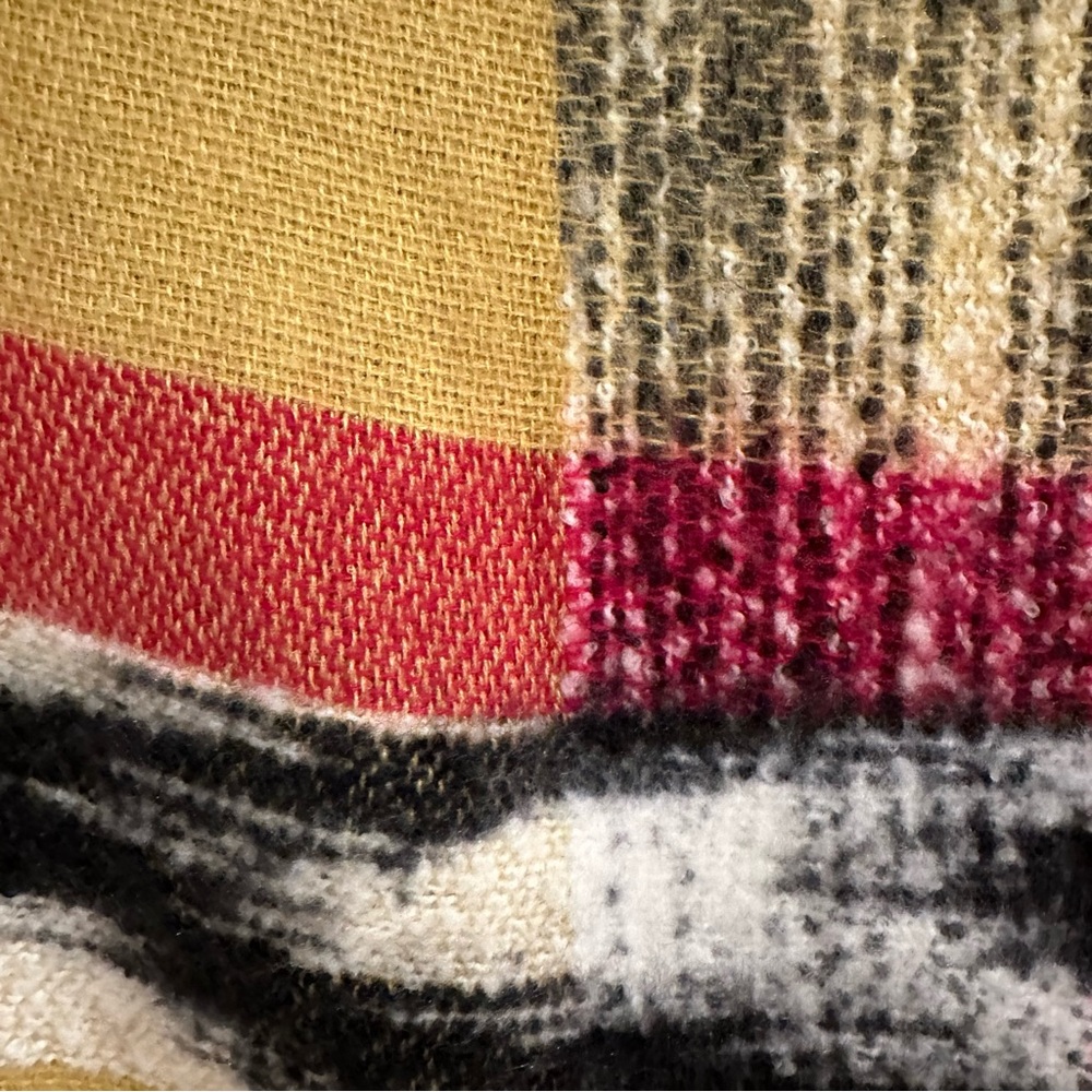 NWTs Anthro “Plaid Blanket Scarf” by Pilcro - Picture 8 of 9
